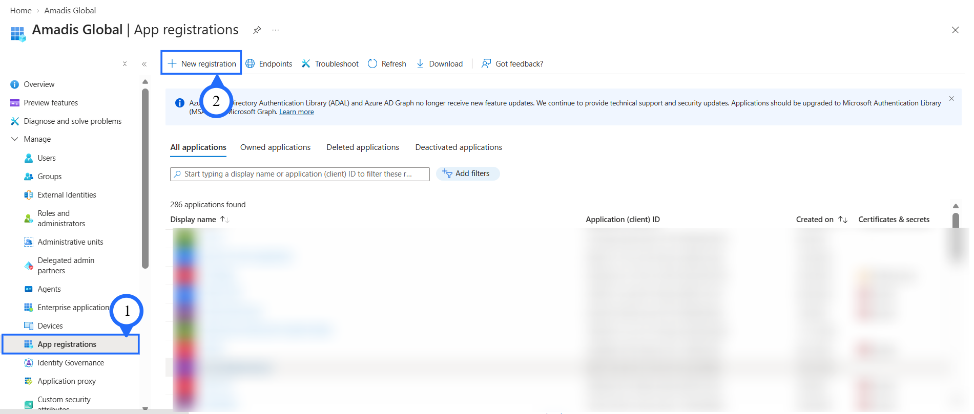 App Registrations