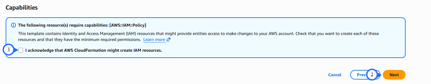 Configure stack