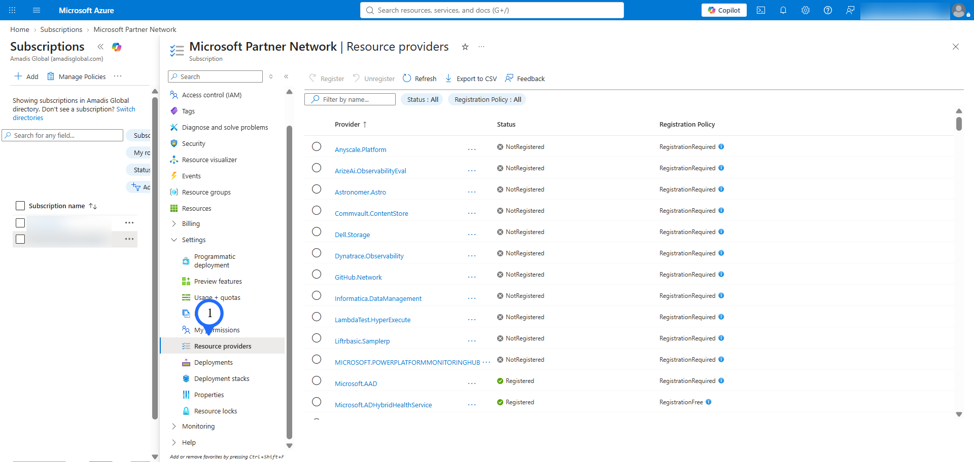 Open Resource providers