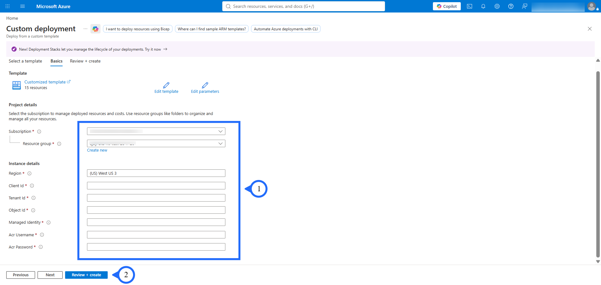 Create Deployment